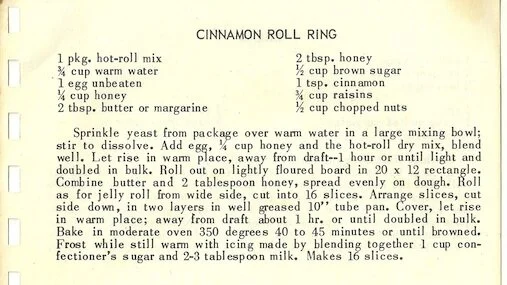 CINNAMON ROLL RING