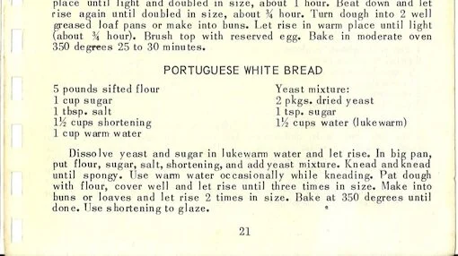 Portuguese White Bread