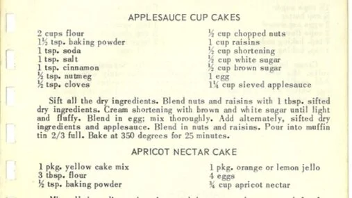 APPLESAUCE CUP CAKES