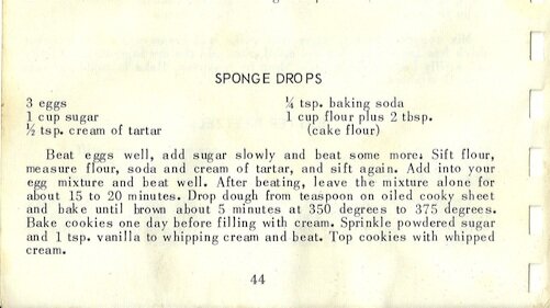 Sponge Drops