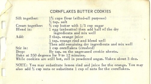 Cornflakes Butter Cookies
