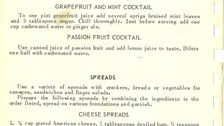 GRAPEFRUIT AND MINT COCKTAIL