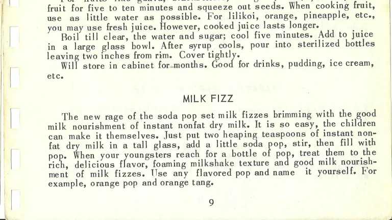 MILK FIZZ