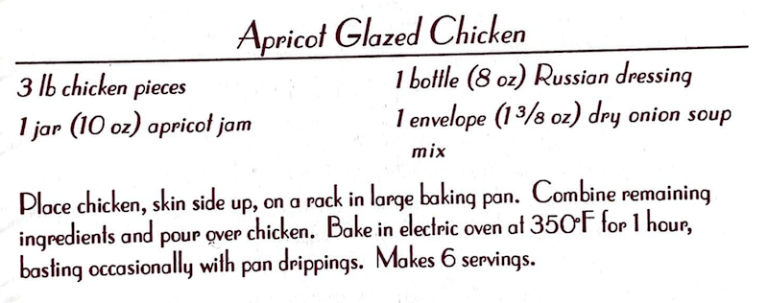 Apricot Glazed Chicken
