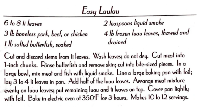 Easy Lau Lau