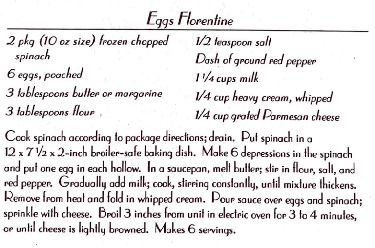 Eggs Florentine