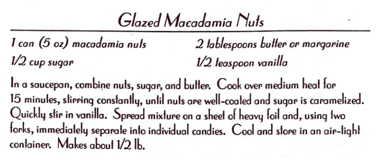 Glazed Macadamia Nuts