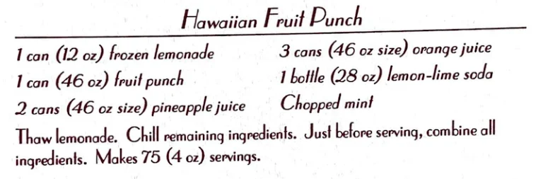 Hawaiian Fruit Punch