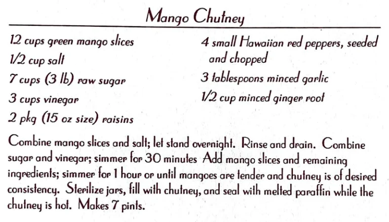 Mango Chutney #4