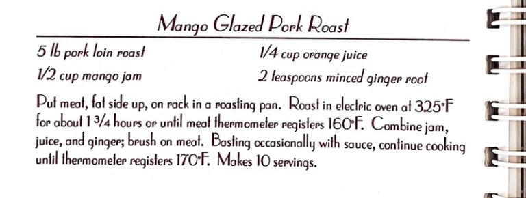 Mango Glazed Pork Roast