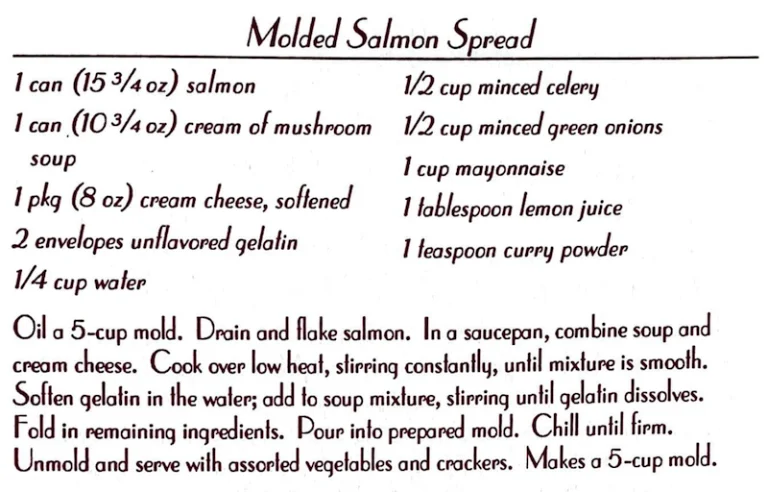 Molded Salmon Spread