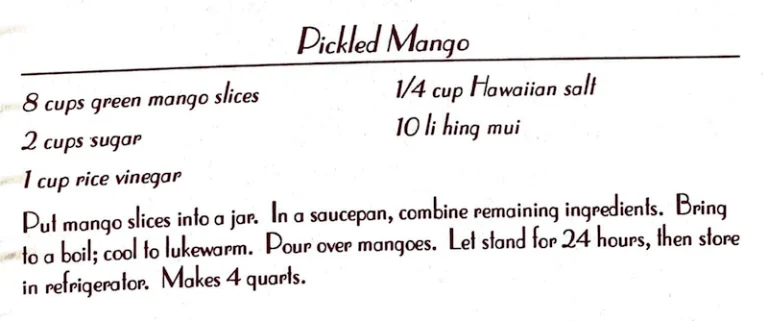 Pickled Mango #3