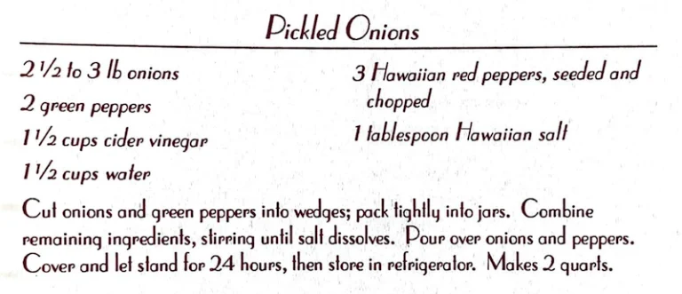 Pickled Onions