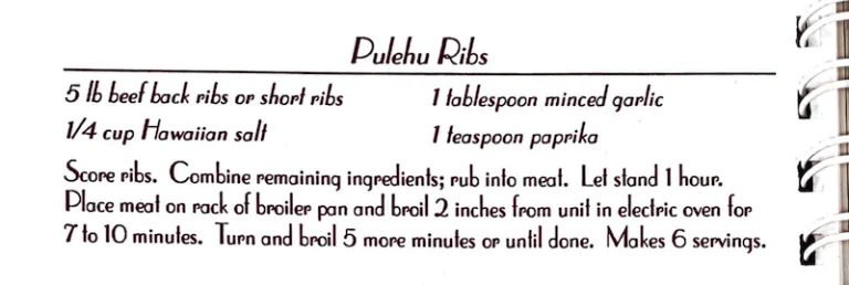 Pulehu Ribs