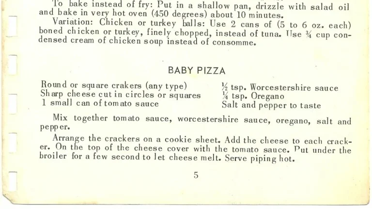 BABY PIZZA