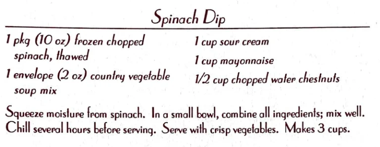 Spinach Dip