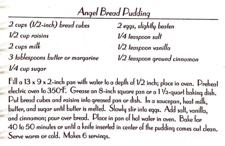 Angel Bread Pudding