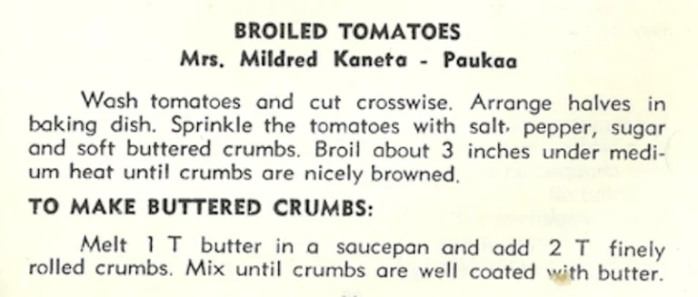 Broiled Tomatoes