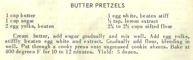 Butter Pretzels