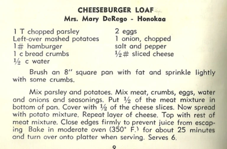 Cheeseburger Loaf