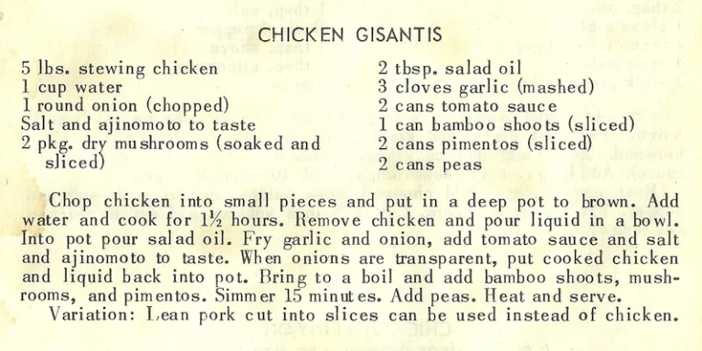 Chicken Gisantis