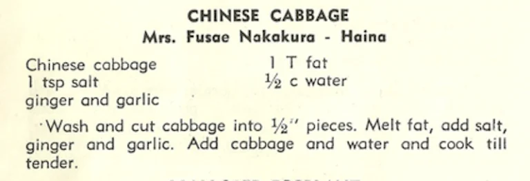 Chinese Cabbage