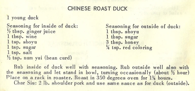 Chinese Roast Duck