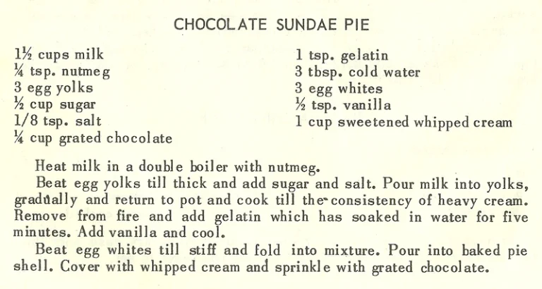 Chocolate Sundae Pie