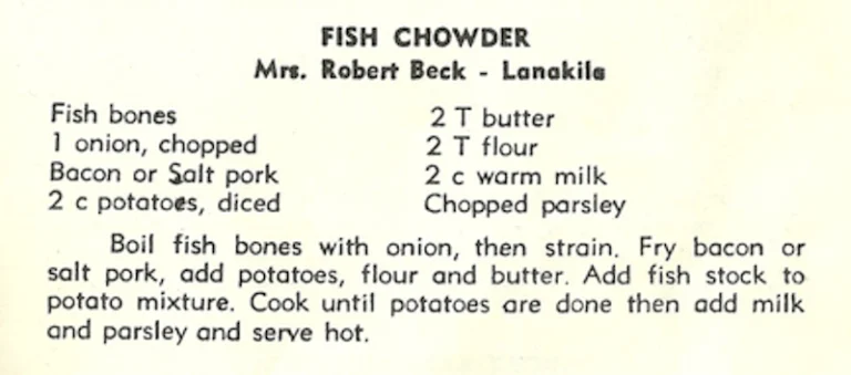 Fish Chowder