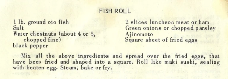 Fish Roll
