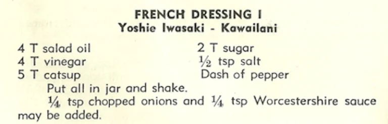 French Dressing I
