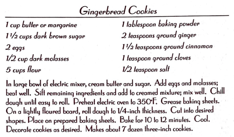 Gingerbread Cookies