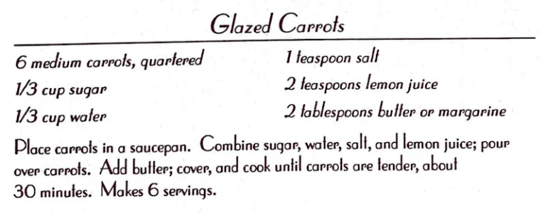 Glazed Carrots