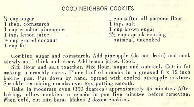Good Neighbor Cookies