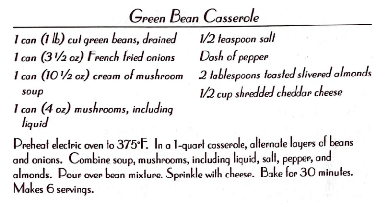 Green Bean Casserole
