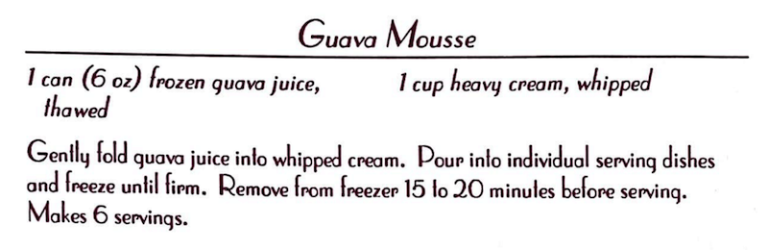 Guava Mousse