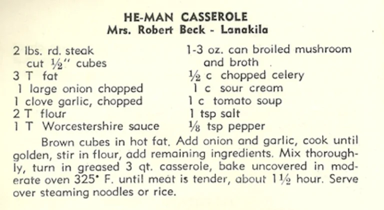 He-Man Casserole
