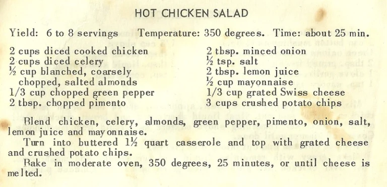 Hot Chicken Salad