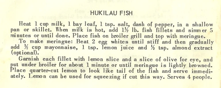 Hukilau Fish