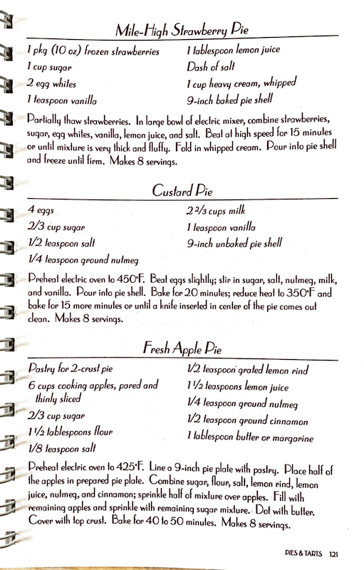 Mile-High Strawberry Pie