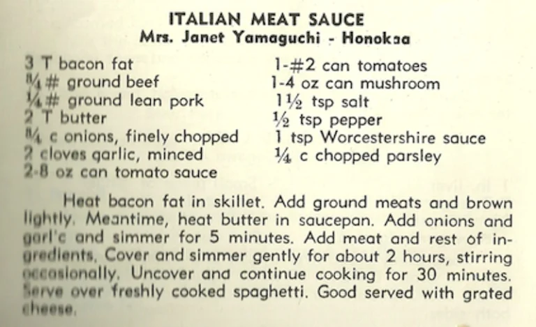 Italian Meat Sauce