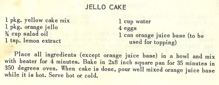 Jello Cake