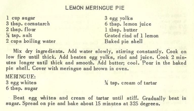 Lemon Meringue Pie #4