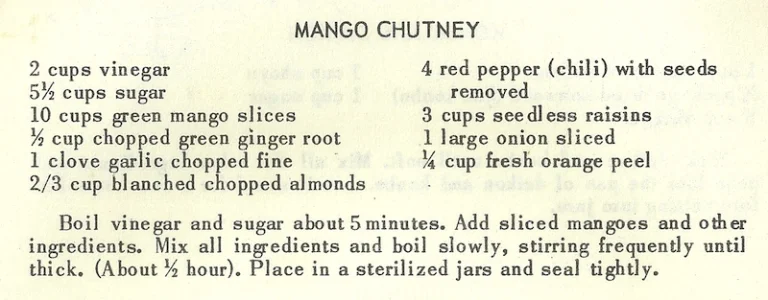 Mango Chutney #3