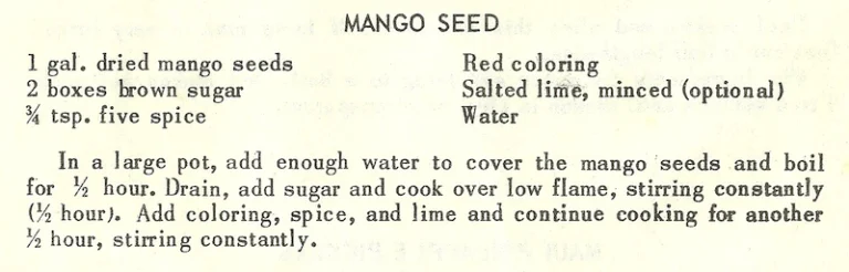 Mango Seed
