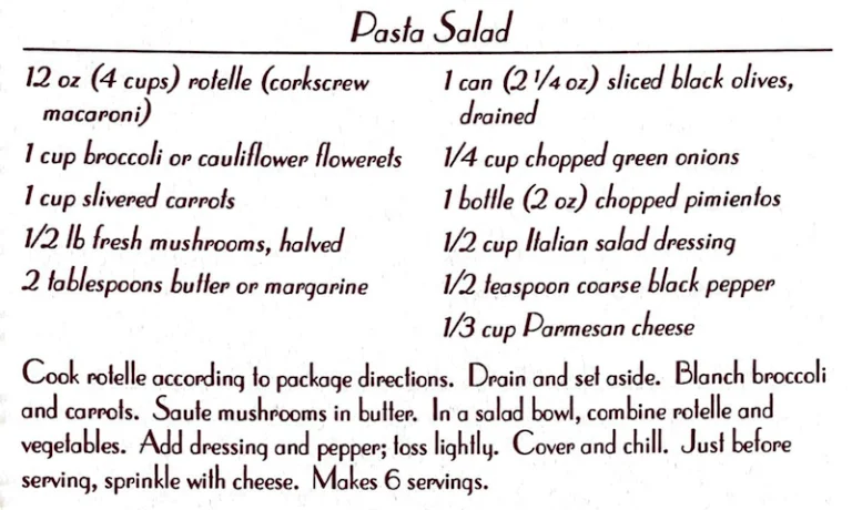 Pasta Salad