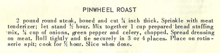 Pinwheel Roast
