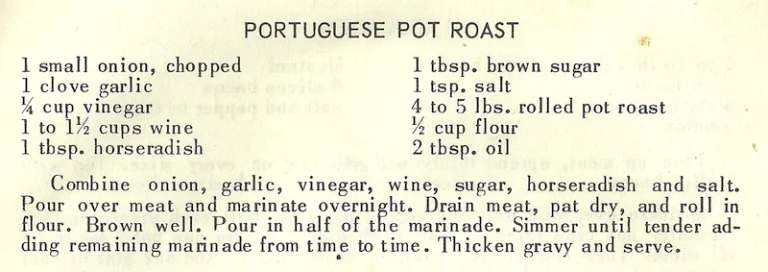 Portuguese Pot Roast #3
