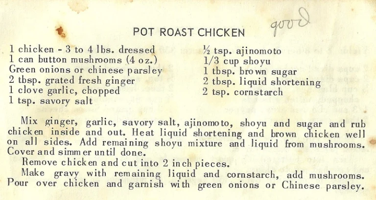 Pot Roast Chicken