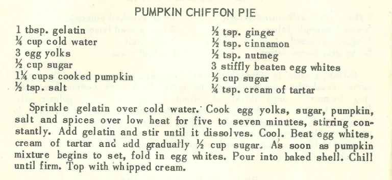 Pumpkin Chiffon Pie #2